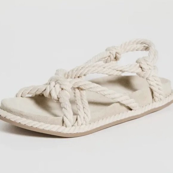 NEW Ulla Johnson Suri Rope Sandals Size 7 Suede Leather with Box MSRP $425 USD - Picture 9 of 9